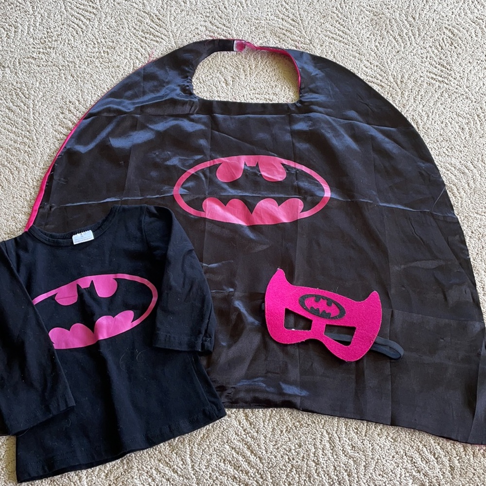 Batgirl Cape, Mask and Tee